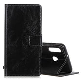 Retro Crazy Horse Texture Horizontal Flip Leather Case for Galaxy M30/A40S, with Holder & Card Slots & Photo Frame